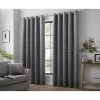 Curtina Kendall Eyelet Lined Curtains 1 Curtina Kendall Eyelet Lined Curtains -Home Comprehensive QN3VC SQ1 0000000071 CHARCOAL SLf