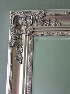 Gallery Hampshire Silver Wall Mirror -Home Comprehensive QPAXY SQ3 0000000035 SILVER SLd