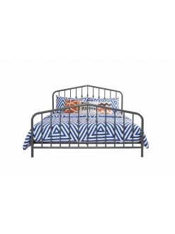 Dorel Home Bushwick Metal Bed Frame - Grey 11 Dorel Home Bushwick Metal Bed Frame - Grey -Home Comprehensive QPRL6 SQ4 0000000005 GREY SLd1