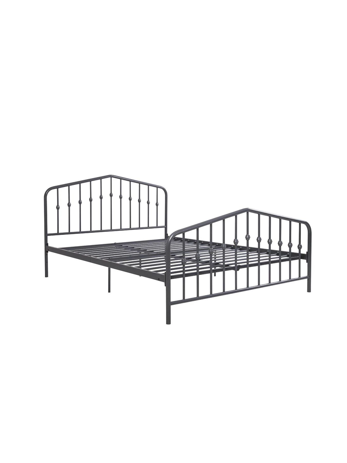 Dorel Home Bushwick Metal Bed Frame - Grey 8 Dorel Home Bushwick Metal Bed Frame - Grey - Image 6