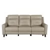 Farrow Leather 3 Seater Power Recliner Sofa -Home Comprehensive QQ9WE SQ1 0000004308 SOFT TAUPE SLf
