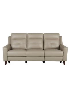 Farrow Leather 3 Seater Power Recliner Sofa