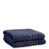 Catherine Lansfield Zero Twist Bath Sheets - Navy -Home Comprehensive QTXAL SQ1 0000000048 NAVY SLf