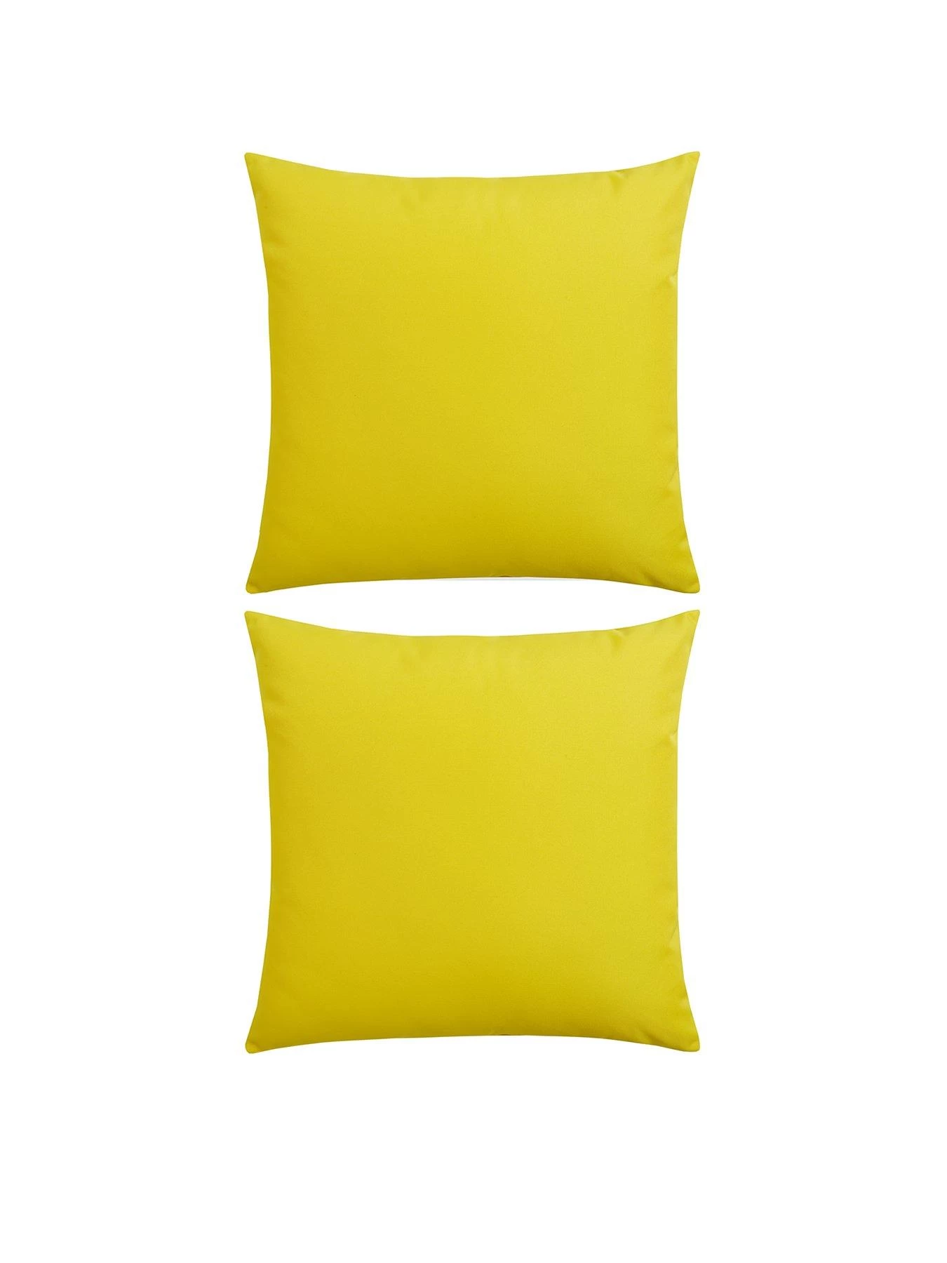 Very Home 2 Pack Of Garden Cushions - Sunshine Yellow - 45 X 45 X 12cm 4 Very Home 2 Pack Of Garden Cushions - Sunshine Yellow - 45 X 45 X 12cm - Image 2