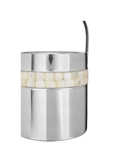 Premier Housewares Mother Of Pearl Ice Bucket -Home Comprehensive QVFN6 SQ6 0000000166 STAINLESS STEEL SLd4