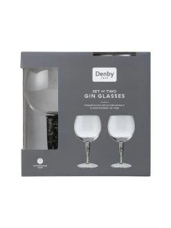 Denby Jet Set Of 2 Gin Glasses 8 Denby Jet Set Of 2 Gin Glasses -Home Comprehensive QVYRH SQ3 0000000005 GREY SLd1