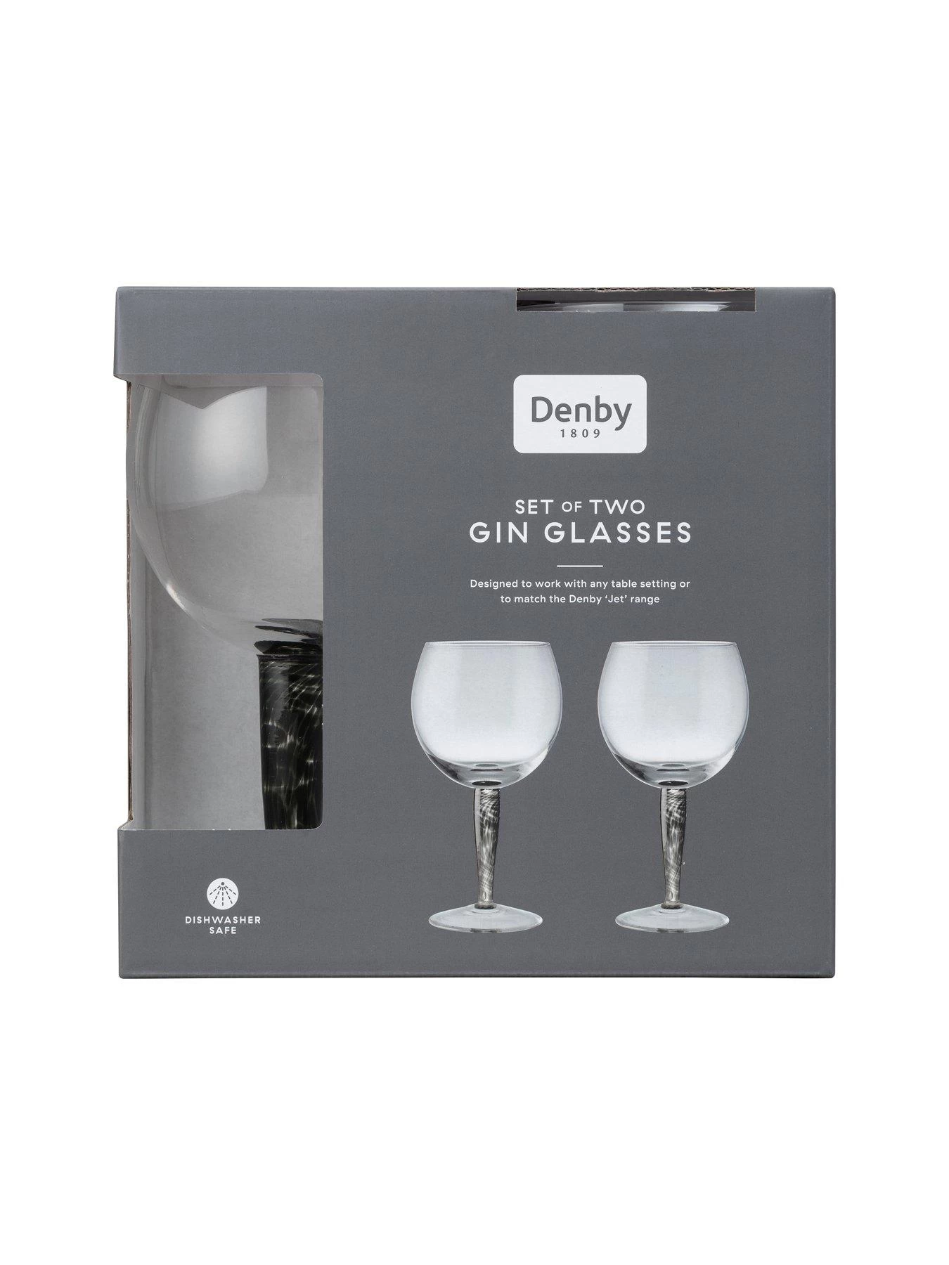 Denby Jet Set Of 2 Gin Glasses 5 Denby Jet Set Of 2 Gin Glasses - Image 3