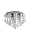 Maya Diamond Flush Light Fitting 1 Maya Diamond Flush Light Fitting -Home Comprehensive QWLQW SQ1 0000000647 CLEAR SLf
