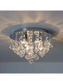 Maya Diamond Flush Light Fitting 8 Maya Diamond Flush Light Fitting -Home Comprehensive QWLQW SQ2 0000000647 CLEAR RSr