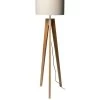 Very Home Toulouse Wooden Floor Lamp - Natural -Home Comprehensive QWLR4 SQ1 0000000003 NATURAL SLf