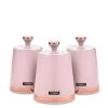 Tower Cavaletto Storage Canisters In Pink – Set Of 3 -Home Comprehensive QYAWH SQ1 0000000063 PINK SLf