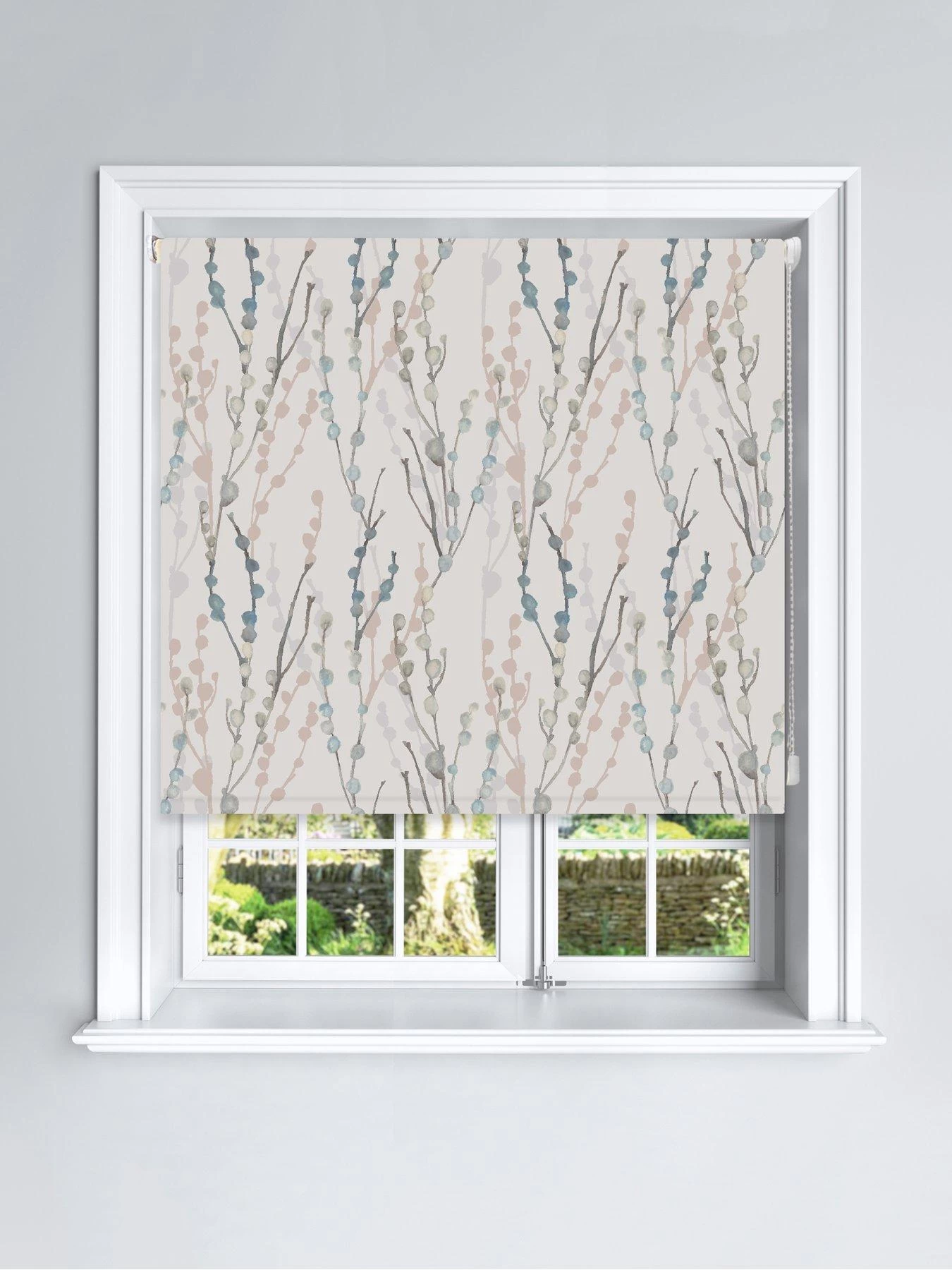 Very Home Painted Willow Blackout Printed Roller Blind 3 Very Home Painted Willow Blackout Printed Roller Blind