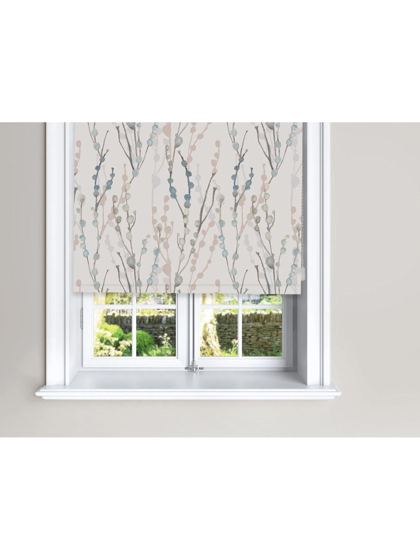 Very Home Painted Willow Blackout Printed Roller Blind 4 Very Home Painted Willow Blackout Printed Roller Blind - Image 2