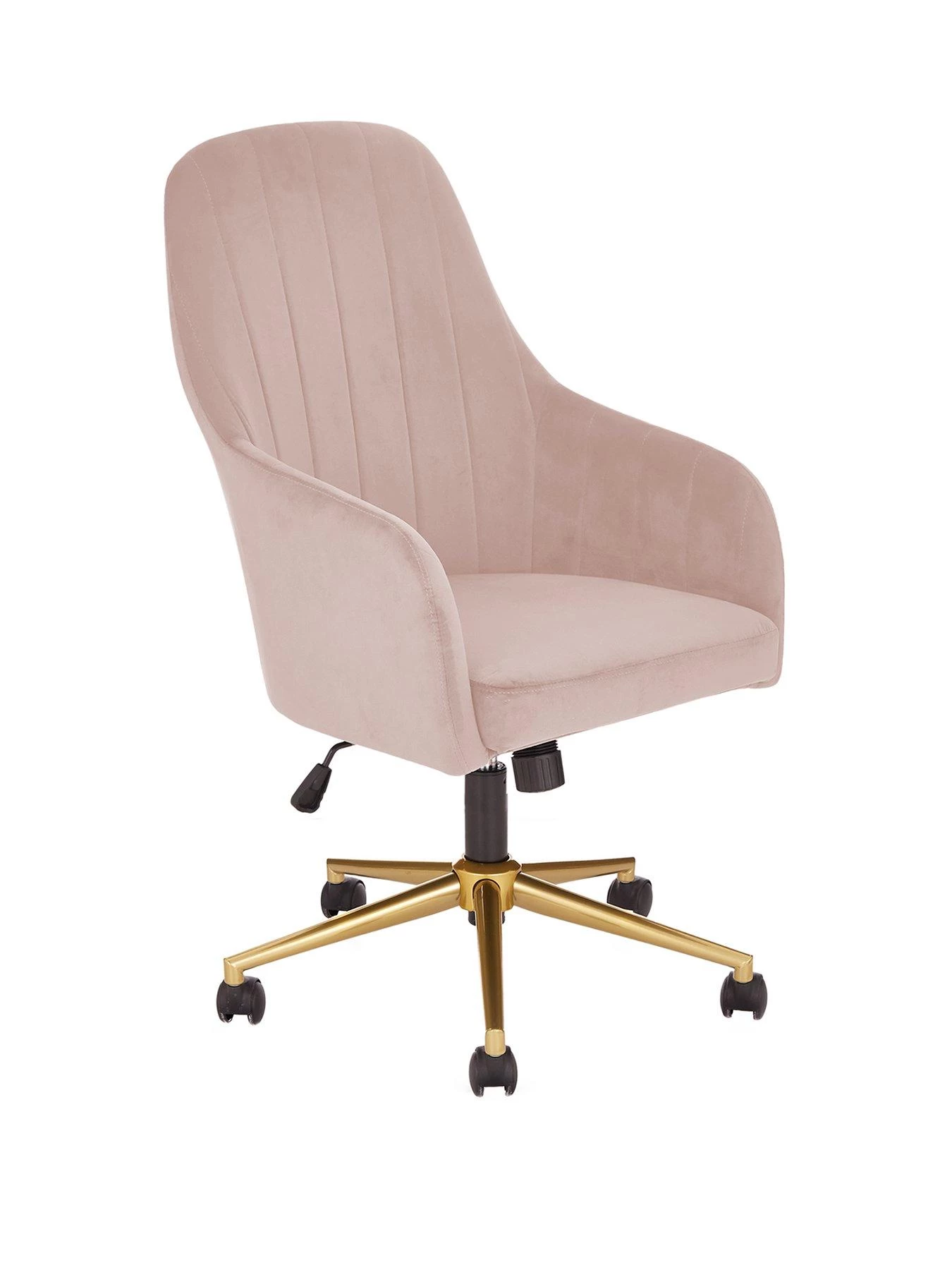 Very Home Molby Fabric Office Chair - Pink - FSC® Certified 5 Very Home Molby Fabric Office Chair - Pink - FSC® Certified - Image 3