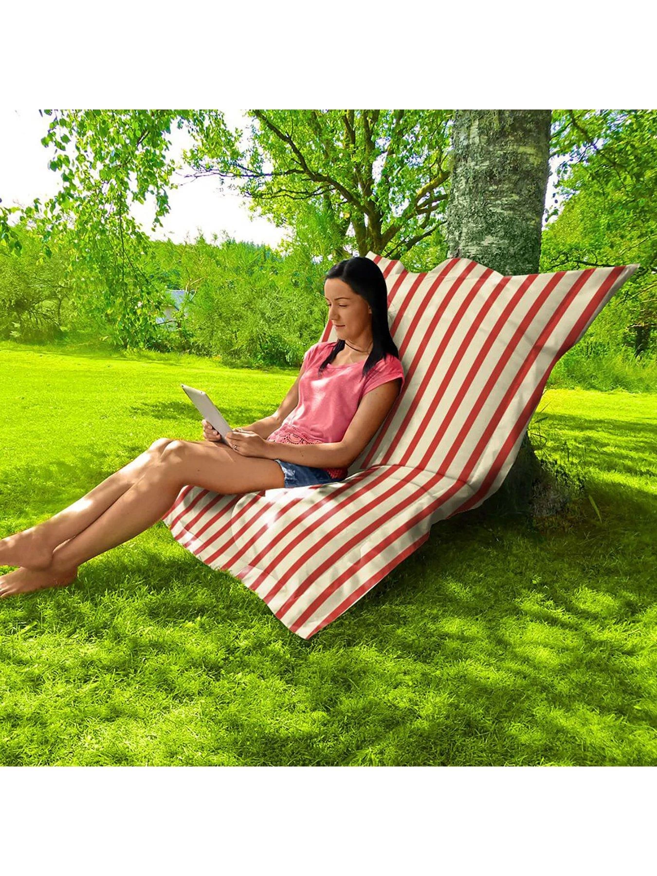 Rucomfy Giant Stripe Squarbie (Indoor/Outdoor) 4 Rucomfy Giant Stripe Squarbie (Indoor/Outdoor) - Image 2