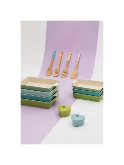 Premier Housewares 5 Piece Pastel Coloured Bamboo Utensil Set - Multi -Home Comprehensive RGCML SQ4 0000000029 MULTI SLd2