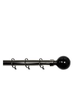 Very Home Painted Ball Finial 25-28mm Extendable Curtain Pole 90-160cm