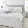 Catherine Lansfield Meadowsweet Floral Duvet Cover Set - White 1 Catherine Lansfield Meadowsweet Floral Duvet Cover Set - White -Home Comprehensive RHFUV SQ1 0000000013 WHITE RSr
