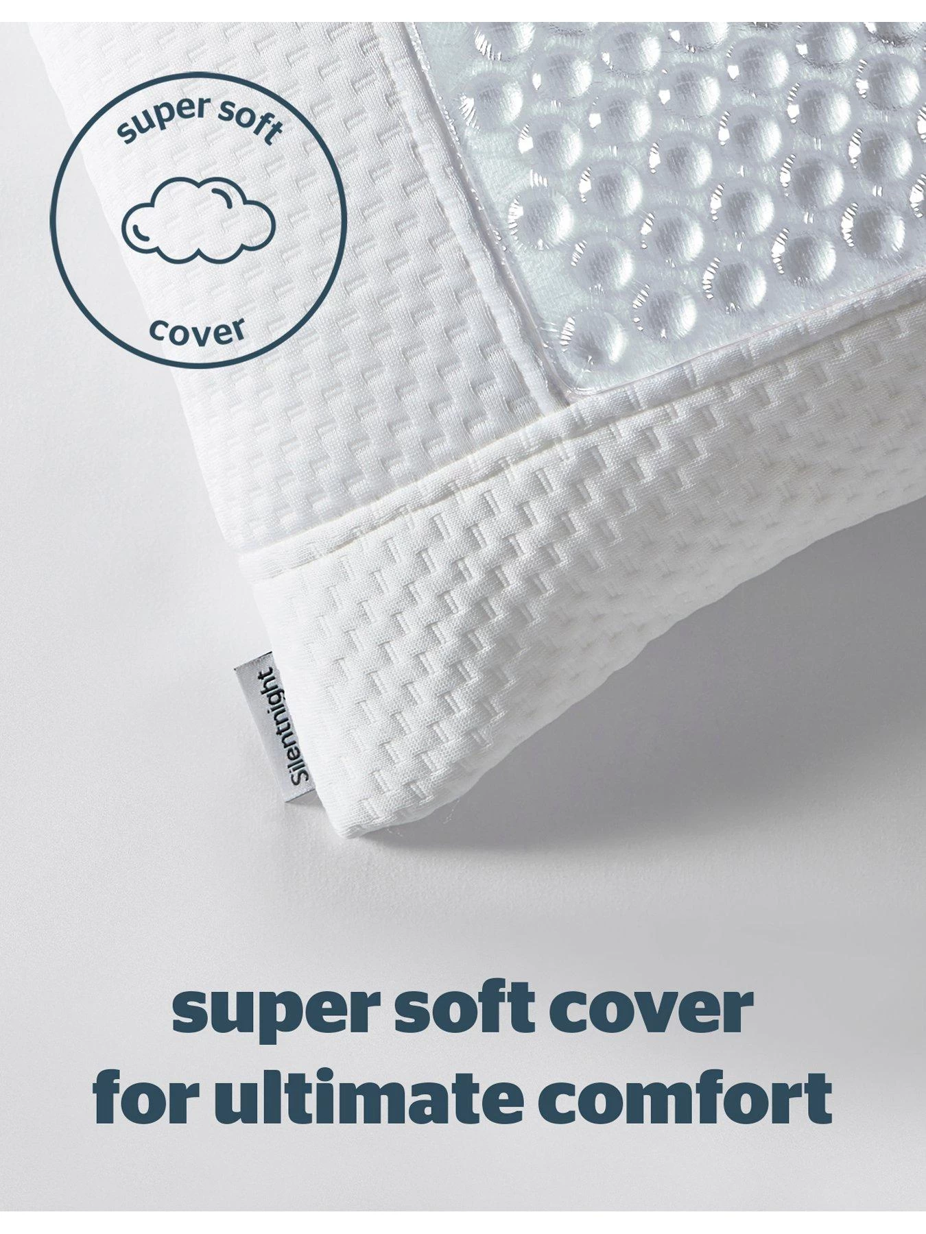 Silentnight Wellbeing Cool Touch Pillow - White 6 Silentnight Wellbeing Cool Touch Pillow - White - Image 4