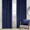 Helena Springfield Escala Lined Curtains -Home Comprehensive RJNUY SQ1 0000000698 ELECTRIC BLUE SLf