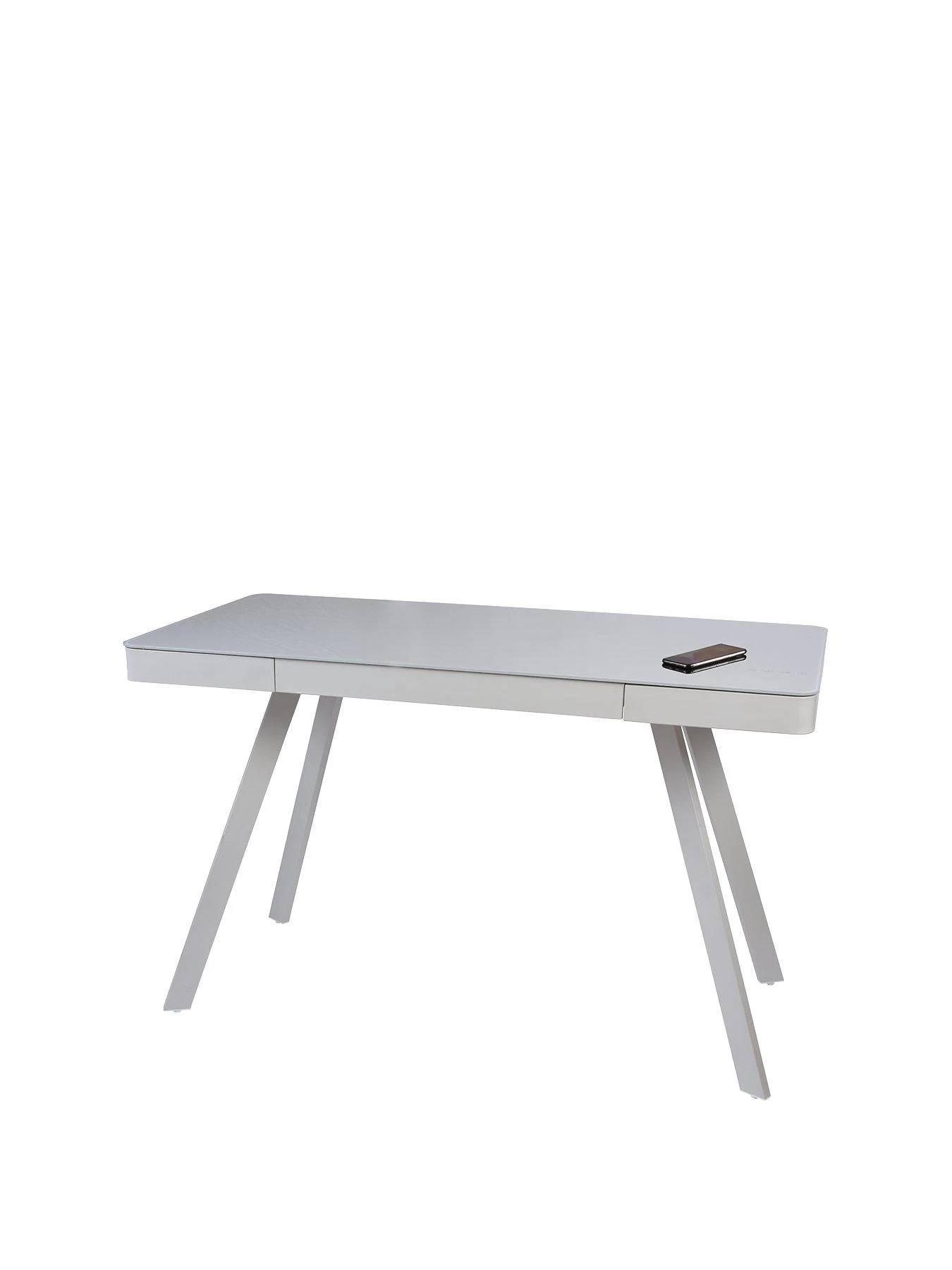 Koble Silas 2.0 Desk With Wireless Charging, Speakers And Bluetooth Connection - Light Grey 3 Koble Silas 2.0 Desk With Wireless Charging, Speakers And Bluetooth Connection - Light Grey
