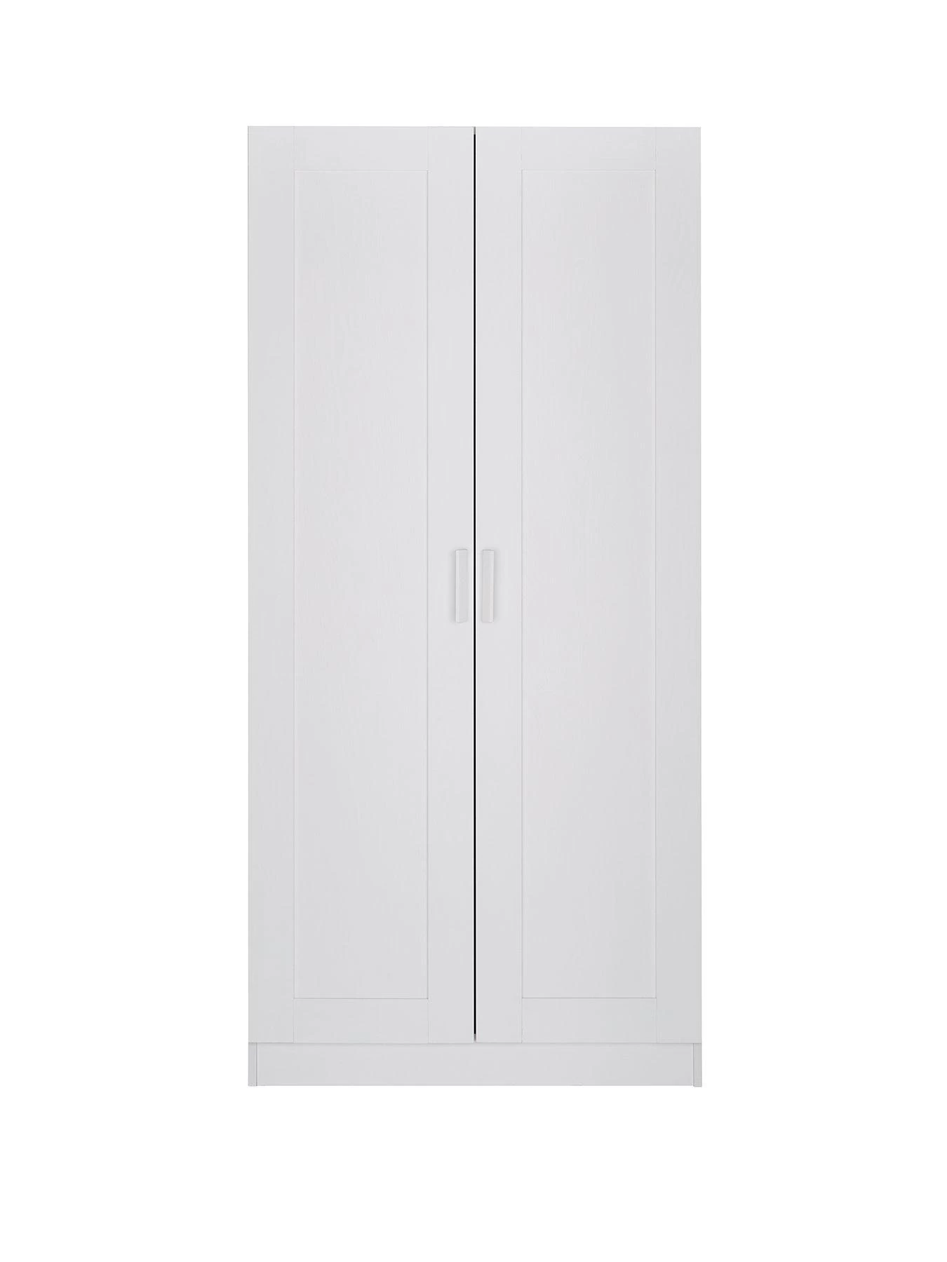 Very Home Taryn Kids 2 Door Wardrobe - White 4 Very Home Taryn Kids 2 Door Wardrobe - White - Image 2