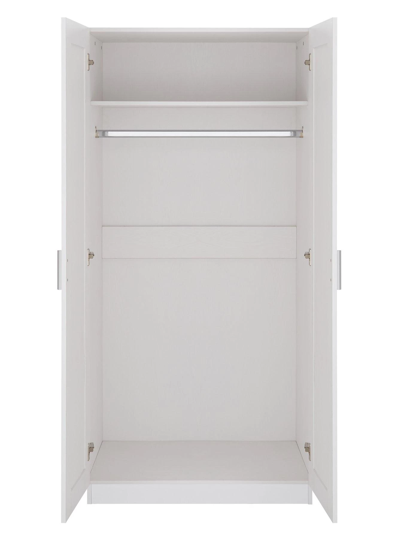 Very Home Taryn Kids 2 Door Wardrobe - White 6 Very Home Taryn Kids 2 Door Wardrobe - White - Image 4