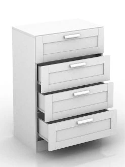 Very Home Taryn Kids 4 Drawer Chest - White -Home Comprehensive RMDUK SQ4 0000000013 WHITE SLd