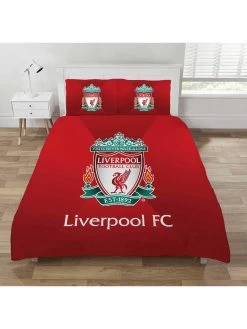 Liverpool FC Gradient Double Duvet Cover Set - Multi