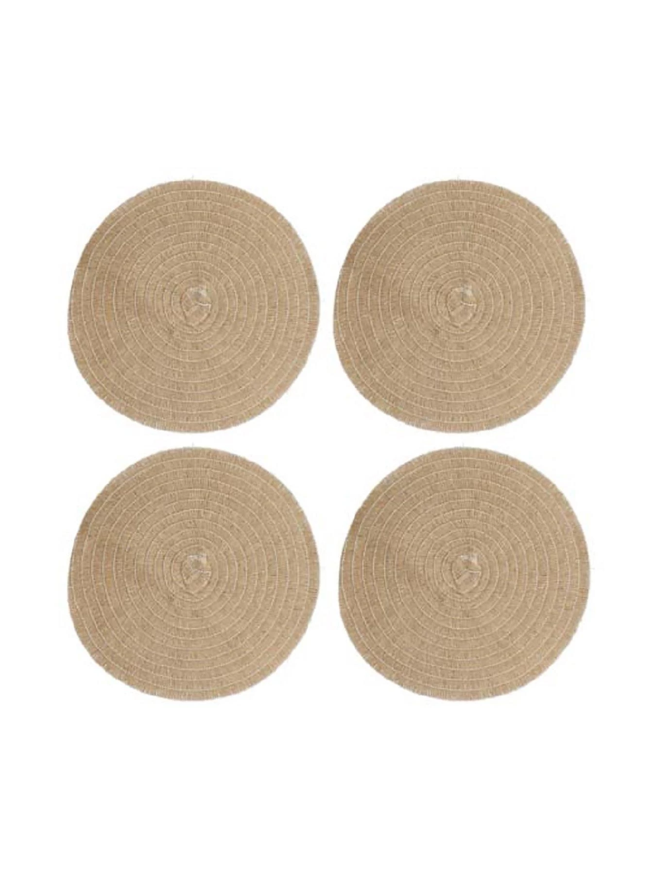 KitchenCraft Woven Hessian Set Of 4 Placemats 4 KitchenCraft Woven Hessian Set Of 4 Placemats - Image 2