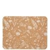KitchenCraft White Leaf Cork Set Of 4 Placemats