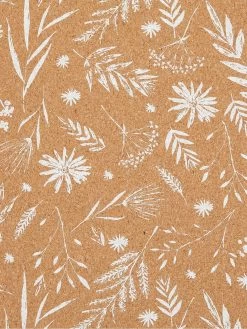 KitchenCraft White Leaf Cork Set Of 4 Placemats -Home Comprehensive RPJMK SQ4 0000000003 NATURAL SLd2