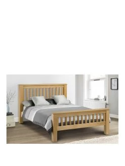 Julian Bowen Amsterdam Oak Double Bed Frame