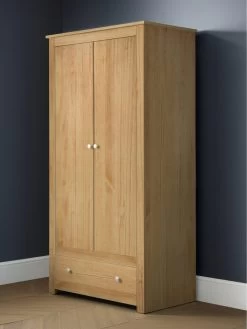 Julian Bowen Radley Wardrobe - Waxed Pine