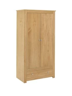 Julian Bowen Radley Wardrobe - Waxed Pine 10 Julian Bowen Radley Wardrobe - Waxed Pine -Home Comprehensive RPVAC SQ3 0000000144 PINE SLa