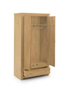 Julian Bowen Radley Wardrobe - Waxed Pine 11 Julian Bowen Radley Wardrobe - Waxed Pine -Home Comprehensive RPVAC SQ4 0000000144 PINE SLd