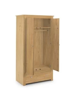 Julian Bowen Radley Wardrobe - Waxed Pine 12 Julian Bowen Radley Wardrobe - Waxed Pine -Home Comprehensive RPVAC SQ5 0000000144 PINE SLd1