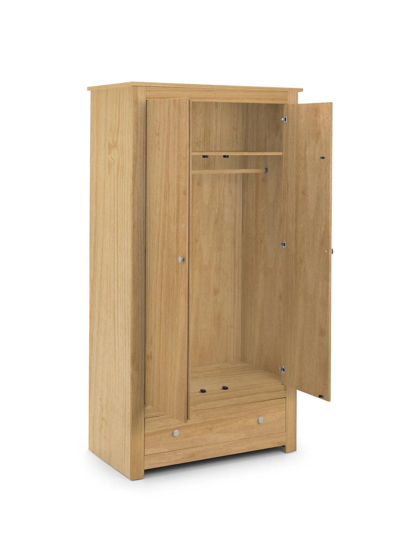 Julian Bowen Radley Wardrobe - Waxed Pine 7 Julian Bowen Radley Wardrobe - Waxed Pine - Image 5