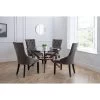 Julian Bowen Chelsea Large 140cm Dining Table + 4 Veneto Chairs -Home Comprehensive RPWTL SQ1 0000000029 MULTI RSr