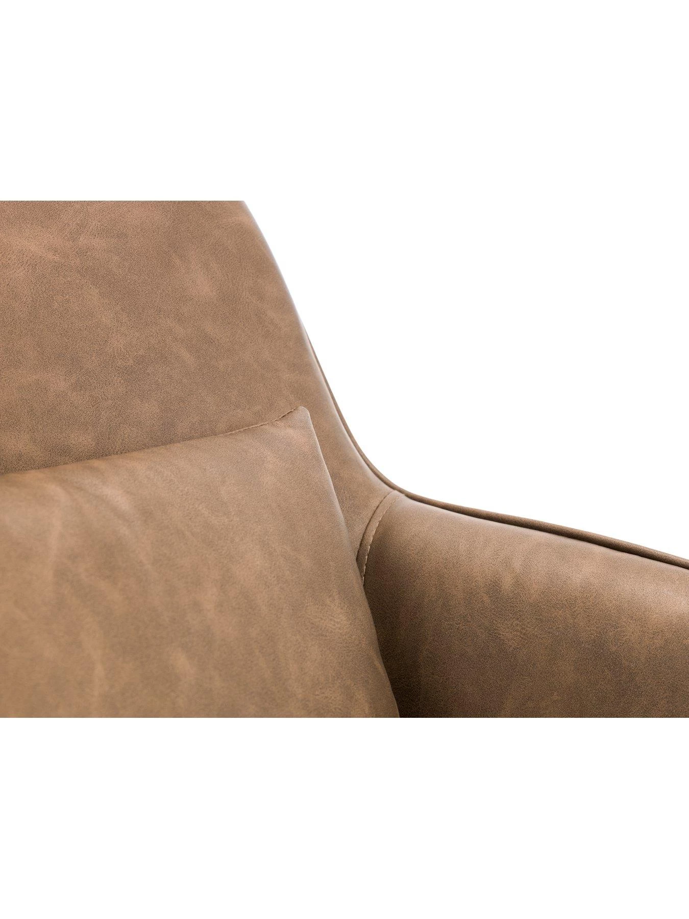Julian Bowen Bowery Faux Leather Swivel Chair 7 Julian Bowen Bowery Faux Leather Swivel Chair - Image 5