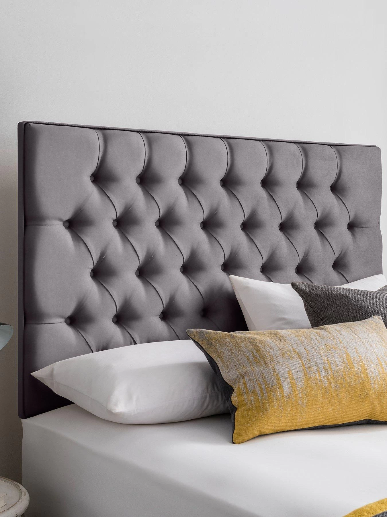 Silentnight Amalia Velvet Padded Headboard 4 Silentnight Amalia Velvet Padded Headboard - Image 2