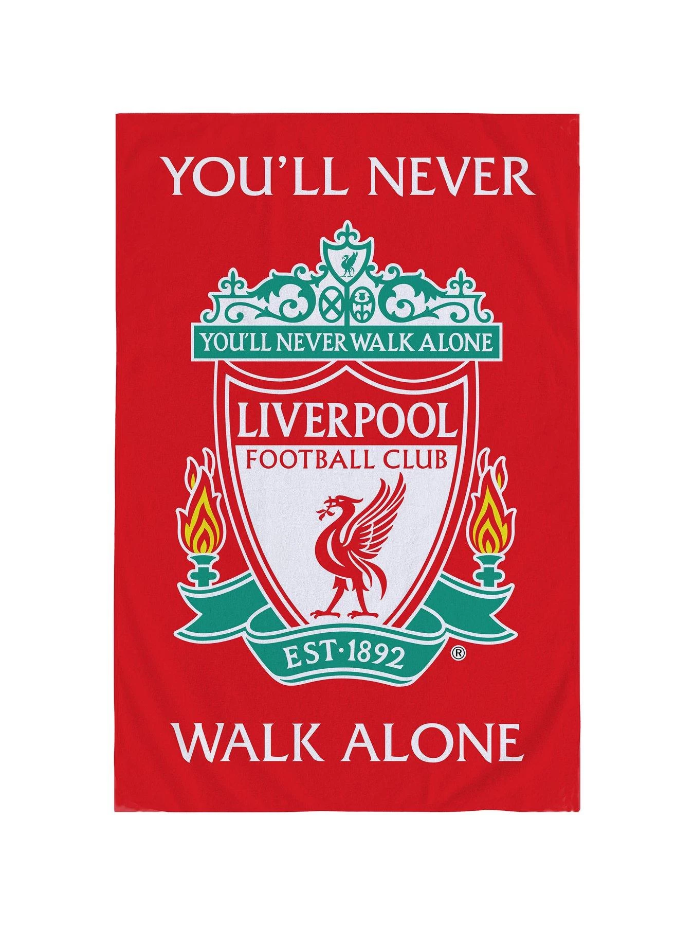 Liverpool FC Ynwa Fleece Blanket - Red 4 Liverpool FC Ynwa Fleece Blanket - Red - Image 2