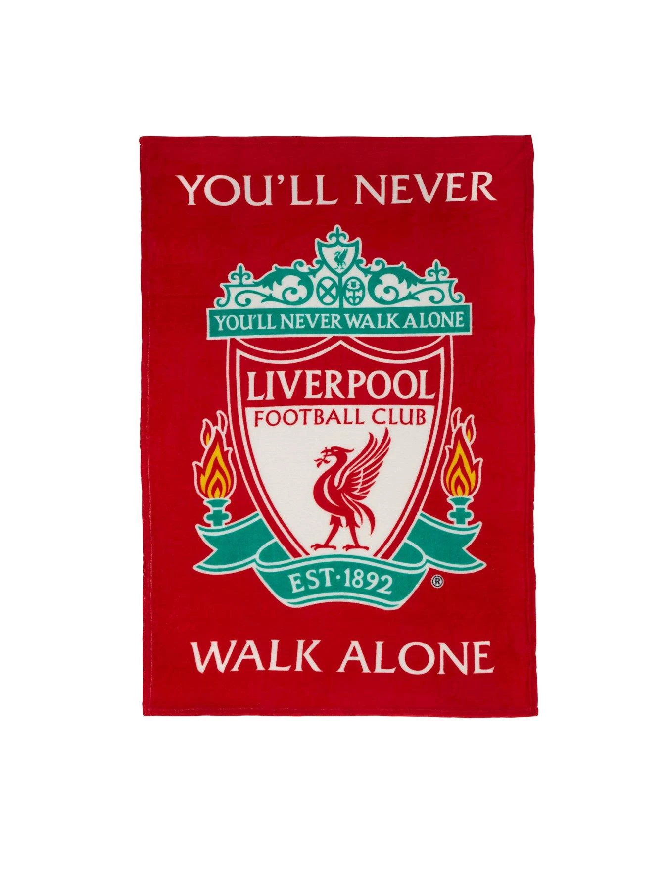 Liverpool FC Ynwa Fleece Blanket - Red 5 Liverpool FC Ynwa Fleece Blanket - Red - Image 3