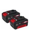 Einhell PXC 18V 4.0Ah Twin Pack - 2 X Battery 2 Einhell PXC 18V 4.0Ah Twin Pack - 2 X Battery -Home Comprehensive RR6WV SQ1 0000000088 NO COLOR SLf