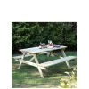 Rowlinson 6ft Picnic Bench -Home Comprehensive RRDQC SQ1 0000000088 NO COLOR SLf