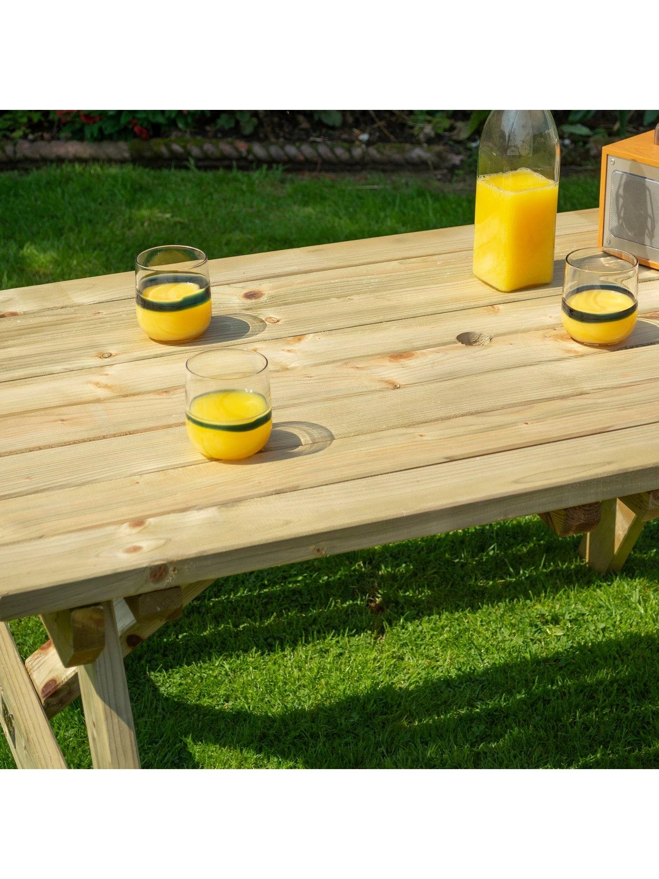 Rowlinson 4ft Picnic Bench 4 Rowlinson 4ft Picnic Bench - Image 2