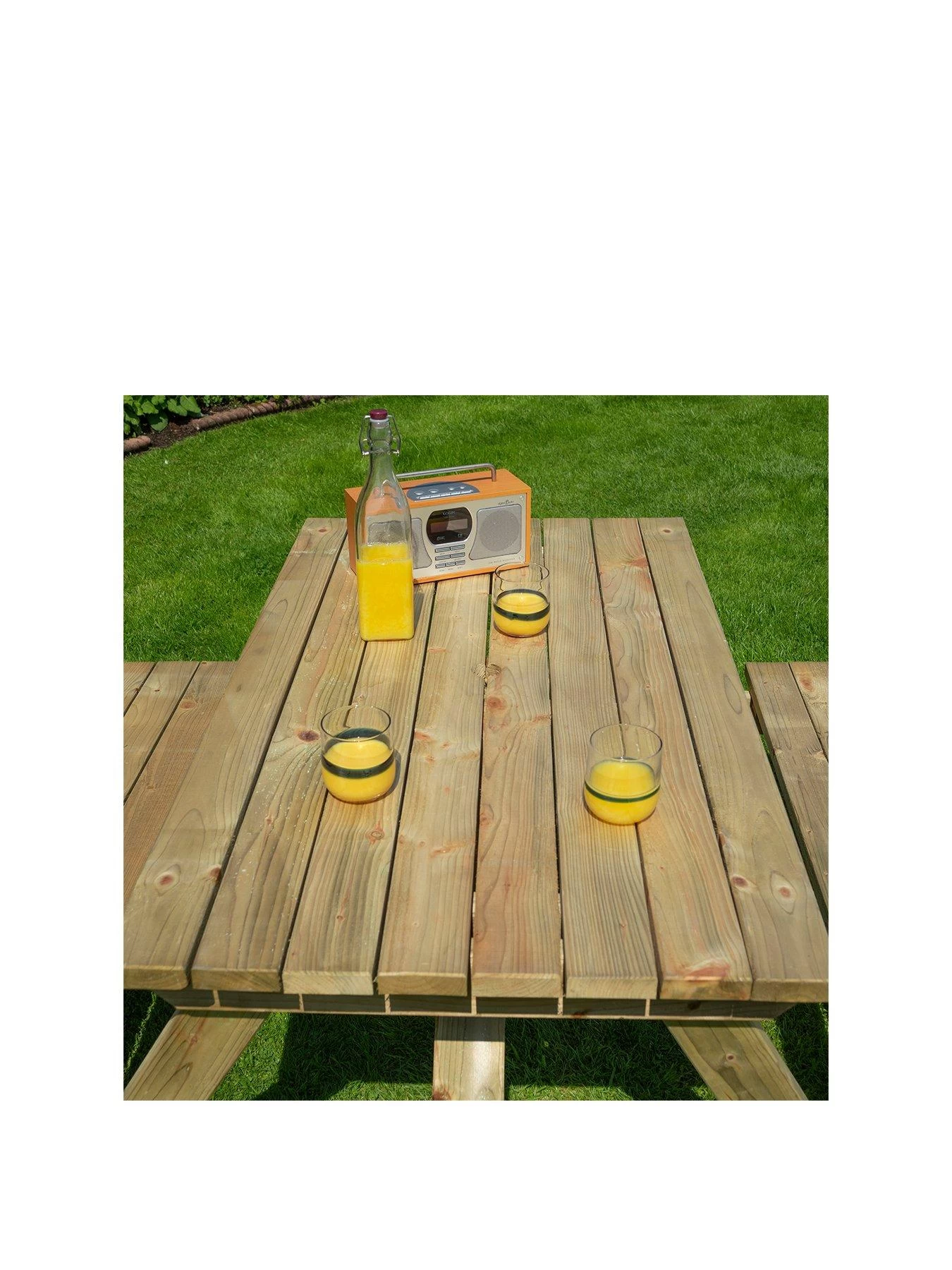 Rowlinson 4ft Picnic Bench 5 Rowlinson 4ft Picnic Bench - Image 3