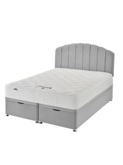 Silentnight Ava Memory 1000 Pocket Velvet Ottoman Storage Bed, Headboard Included 13 Silentnight Ava Memory 1000 Pocket Velvet Ottoman Storage Bed, Headboard Included -Home Comprehensive RRHFU SQ5 0000000035 SILVER SLd2