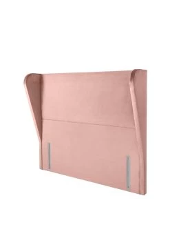 Silentnight Shea Velvet Upholstered Headboard 8 Silentnight Shea Velvet Upholstered Headboard -Home Comprehensive RRHGN SQ3 0000000591 BLUSH SLa