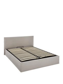 Very Home Loft Ottoman Storage Bed With Mattress Options (Buy & SAVE!) -Home Comprehensive RRKYM SQ3 0000000005 GREY SLa